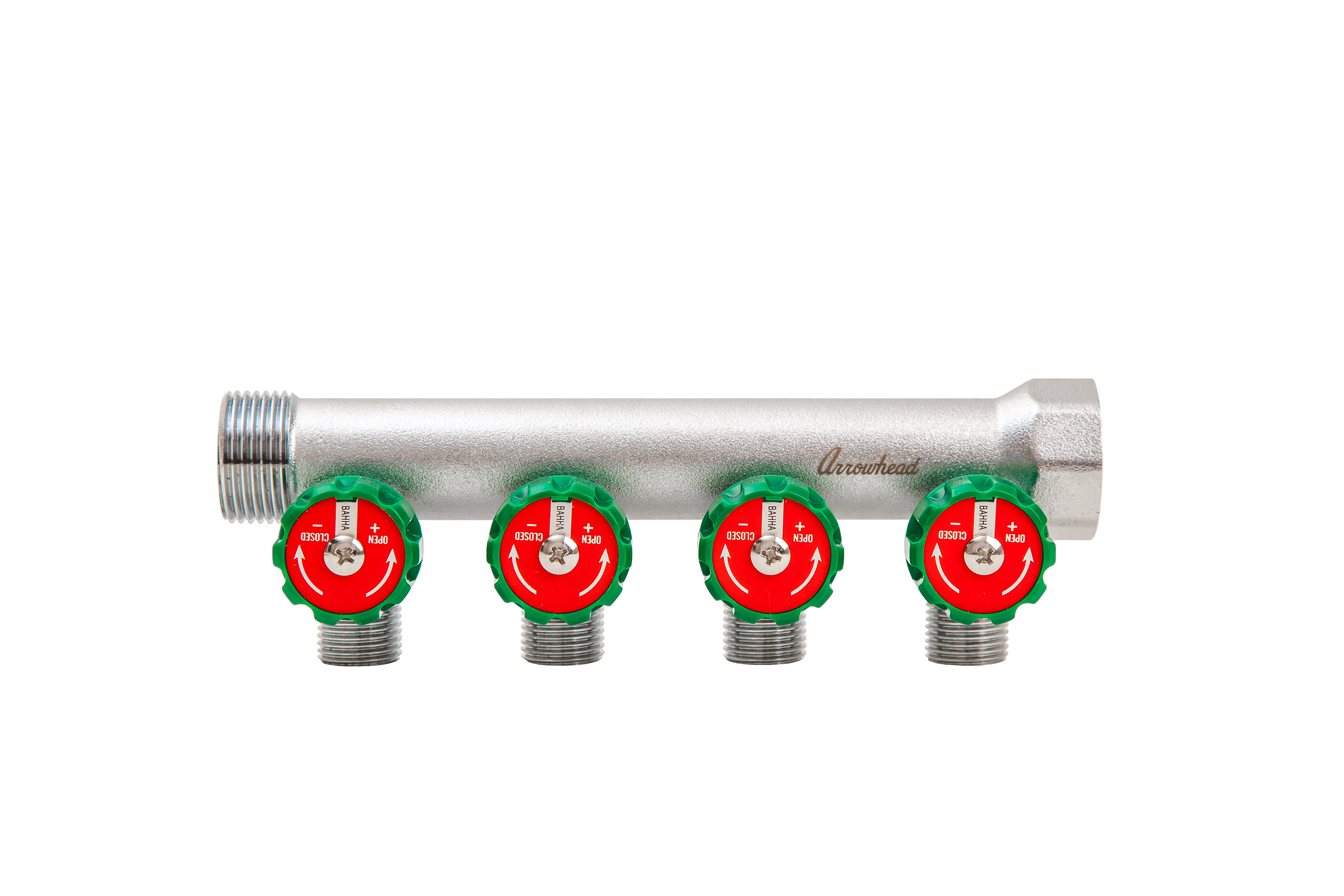 изображение Коллектор из латуни ARROWHEAD CB-501-04 1"x3/4"x4 выхода от Магия Воды