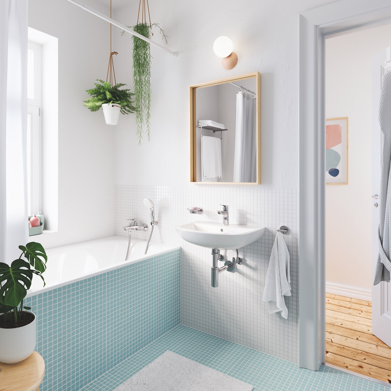 изображение Смеситель для раковины Grohe BauEdge 23328001, хром от Магия Воды
