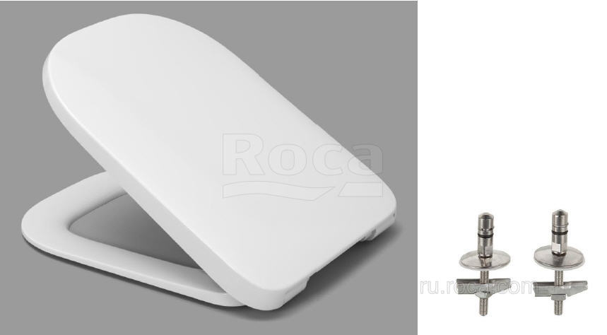 изображение Сиденье для унитаза Roca Gap 801472001 тонкое с крышкой микролифт от Магия Воды