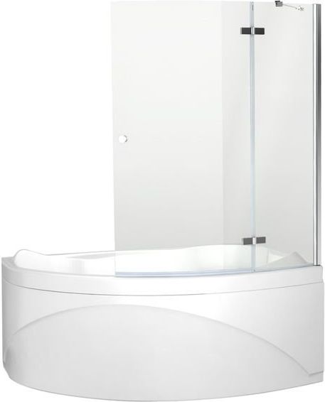 изображение Шторка для ванны Aquanet Beta 2 NF7221-2 hinge L прозрачное стекло от Магия Воды