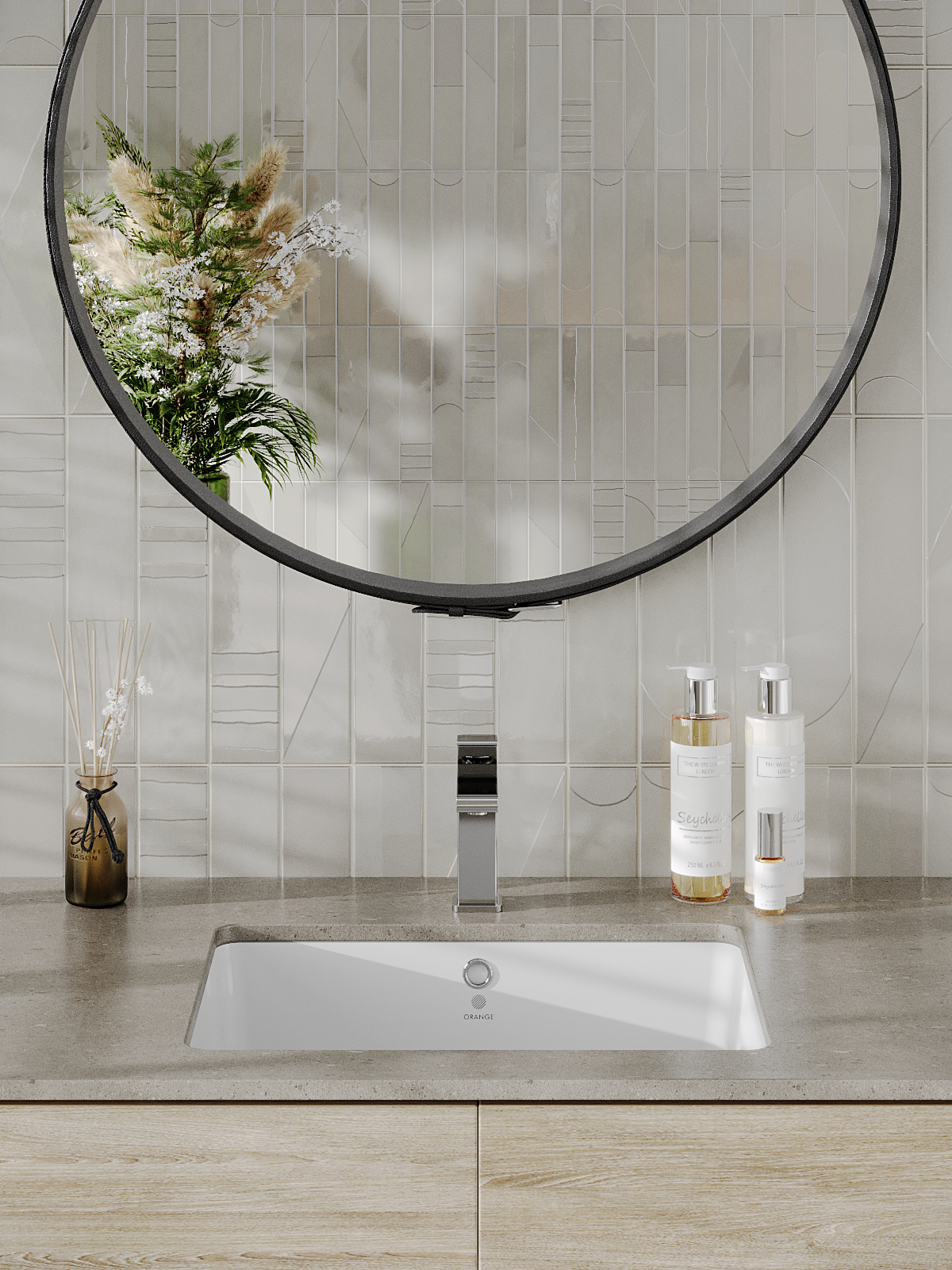 изображение Раковина встраиваемая Orange B02-500W белый глянец от Магия Воды