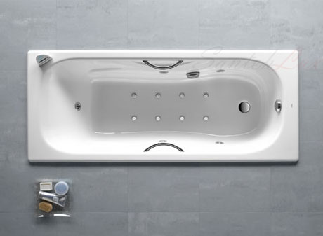 изображение Ванна Roca Malibu 2310G000R 160х75 см с отверстиями для ручек от Магия Воды